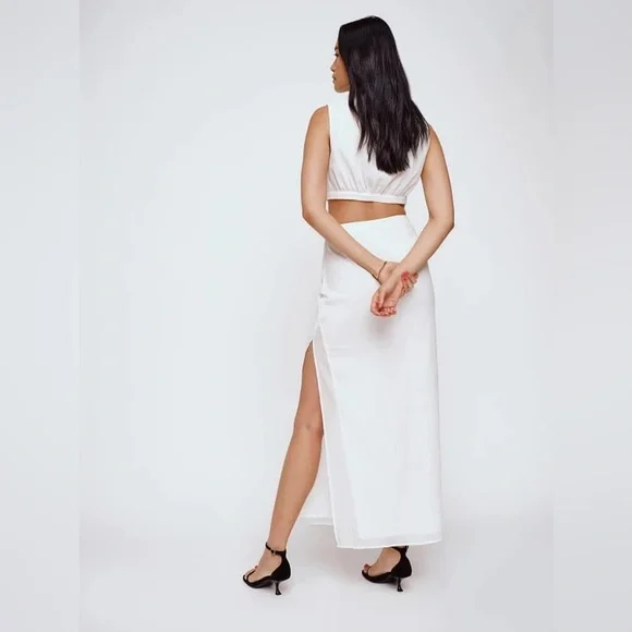 NWT Reformation Sails Linen Two Piece Skirt Set - Picture 2 of 6